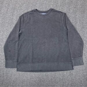 Gap 1969 Gray Faded Blank Cotton Sweatshirt Size‎ XL Y2K Grunge
